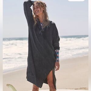 Free People Movement Spur Of The Moment Solid Hoodie